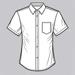 light grey collared shirt image